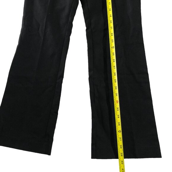 LOFT Ann Taylor Julie Boot Cut Womens Size 8 Black Belt Loop Stretch Dress Pants - Picture 3 of 7